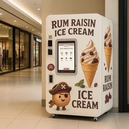 Полностью автоматический торговый автомат для мороженого мягкого сервиса - 24 / 7 коммерческий класс с системой удаленного управления